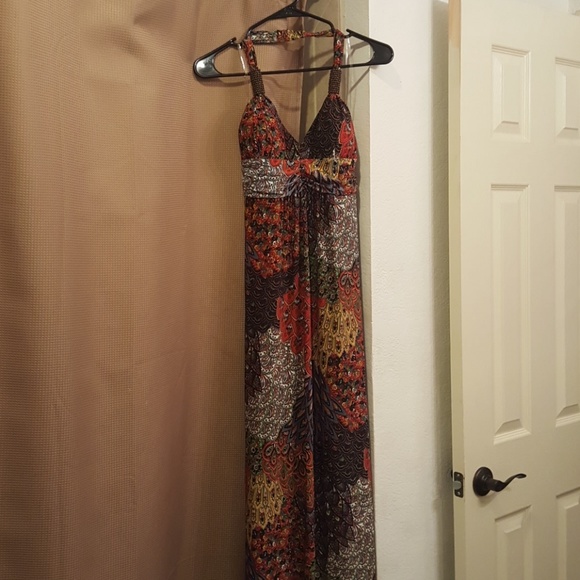 Colorful maxi dress - Picture 1 of 3